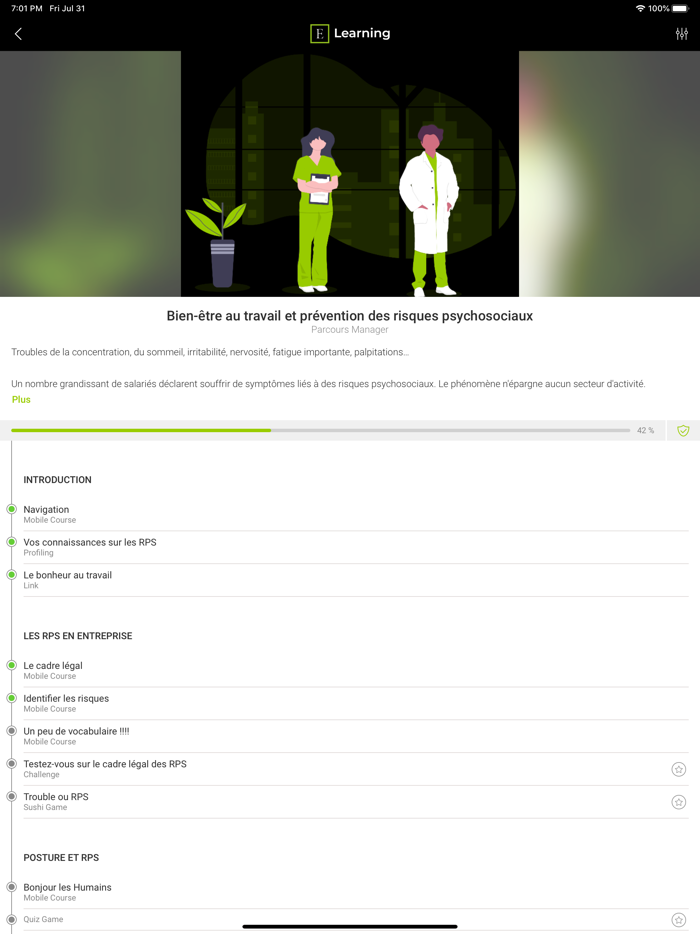Emprise - notre App E-learning
