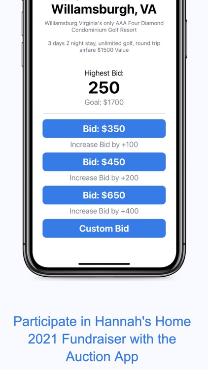 Hannah's Home Auction App