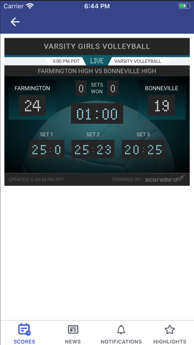 Scorebird Admin screenshot 2