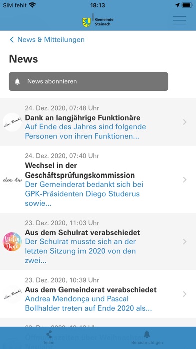 How to cancel & delete Gemeinde Steinach from iphone & ipad 2