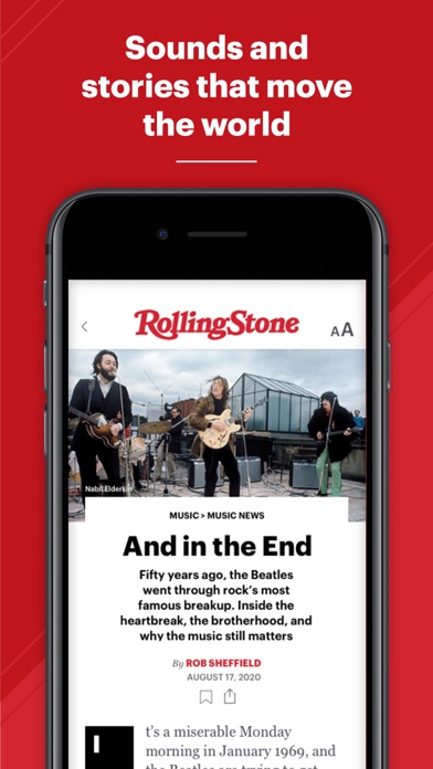 Rolling Stone Magazine Screenshot