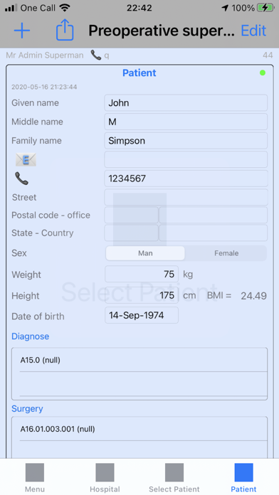 ESS Elektronisk Sykehus System screenshot 3