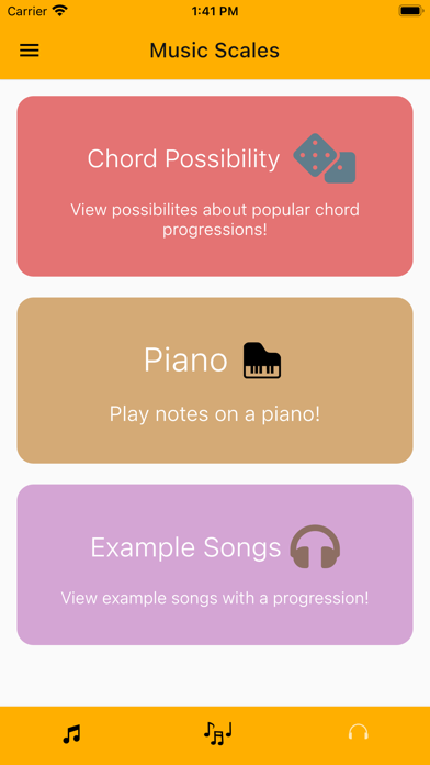 Music Scales screenshot 2