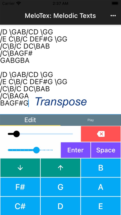 MeloTex - Letter Note Player screenshot-5