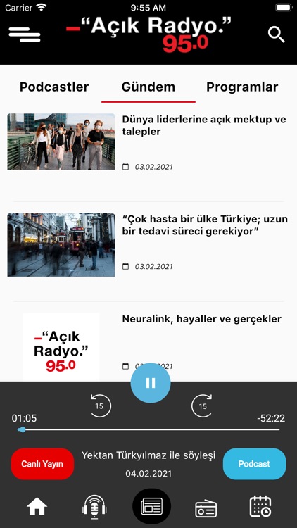 Açık Radyo 95.0 screenshot-4