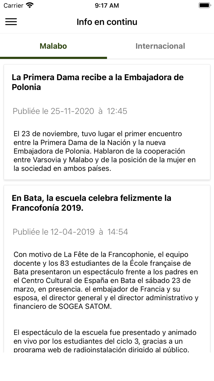 El diario de Malabo
