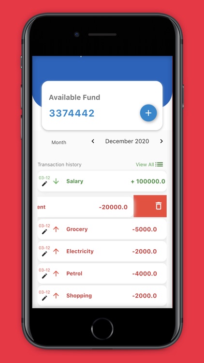 Expense Tracker : Manage Fund