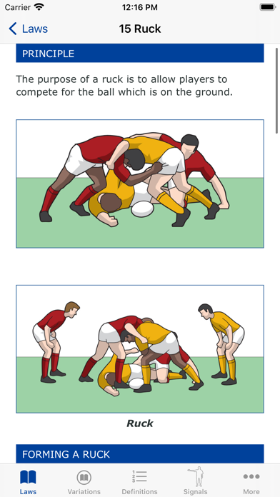 World Rugby Laws of Rugby screenshot 2