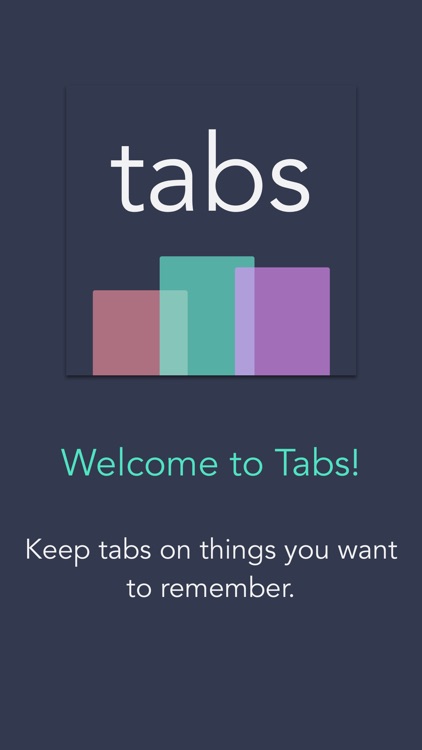 Tabs: Track activities, events