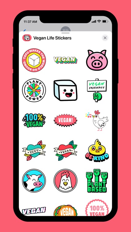 Vegan Life Stickers screenshot-3