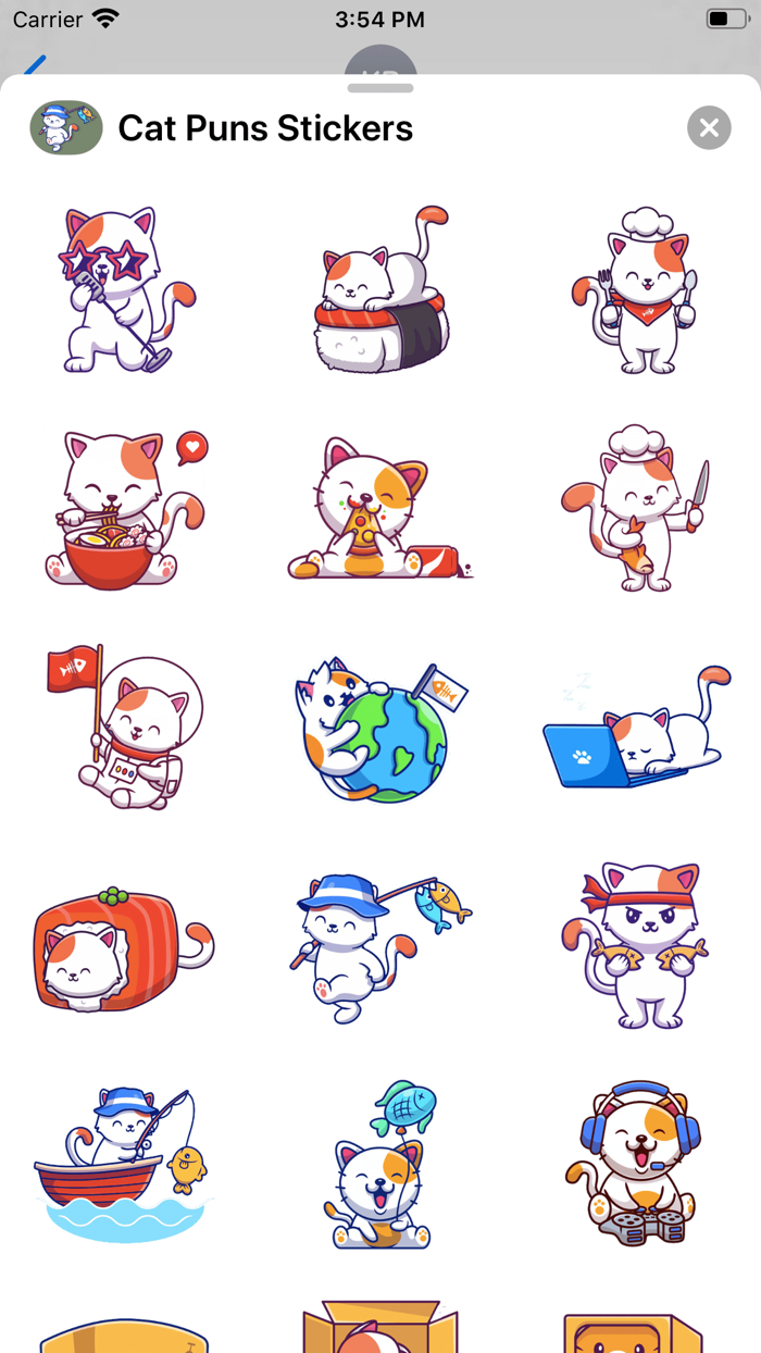 Cat Puns Stickers