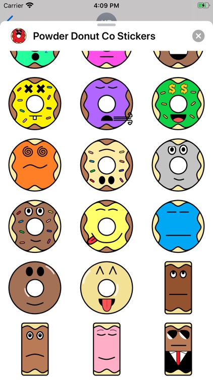 Powder Donut Co Stickers