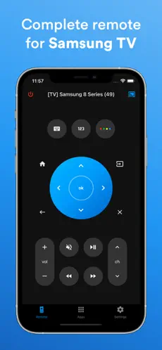Screenshot 1 Smart TV Remote for Samsung iphone