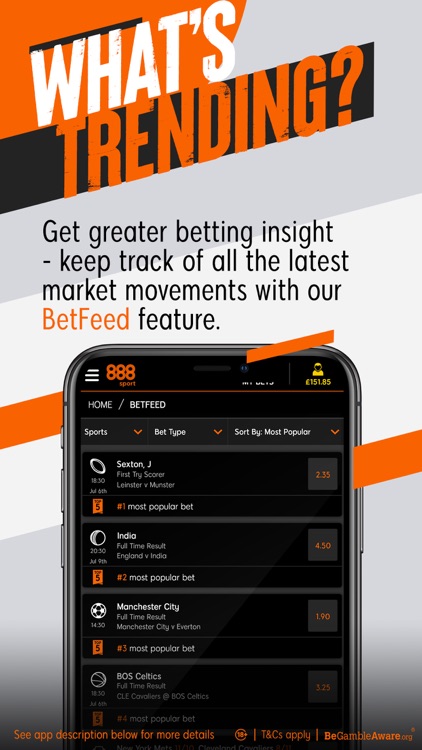 888sport: Live Sports Betting. screenshot-6