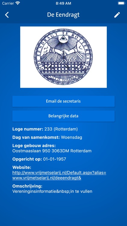 Vrijmetselaars app