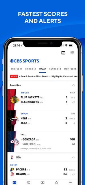 Cbs Sports App Scores News On The App Store