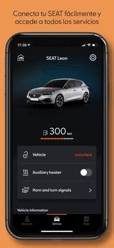 Screenshot 1 SEAT CONNECT App iphone