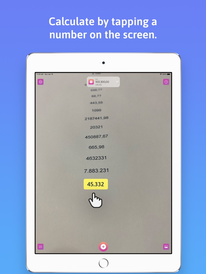 Camera Calculator - OCR Math