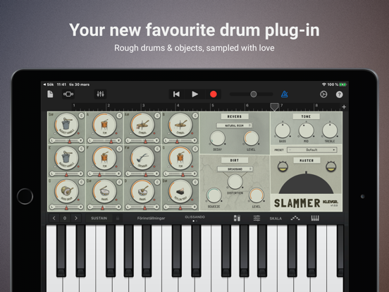 Slammer - Drum Instrument screenshot 1