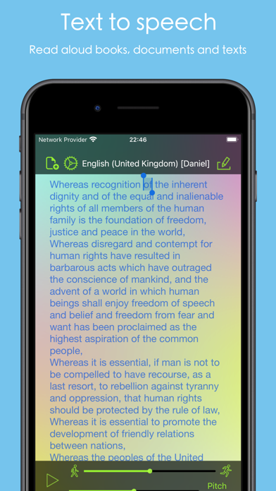 Aloud! - Text to speech Screenshot 1