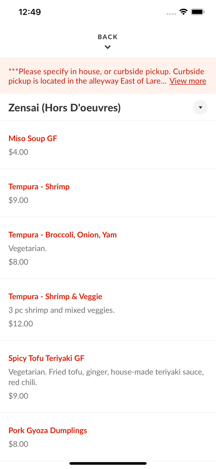 Karma Sushi Bar Grill