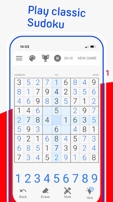 Sudoku - Best Number Puzzles screenshot 3