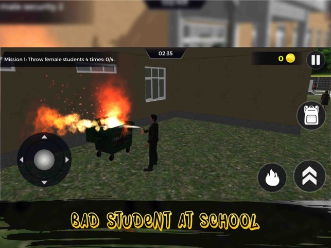 Bad Student At School, game for IOS