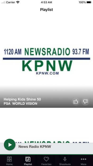 News Radio KPNW screenshot 2