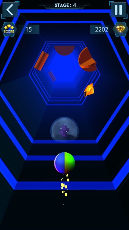 3D Tunnel Color Ball Runner