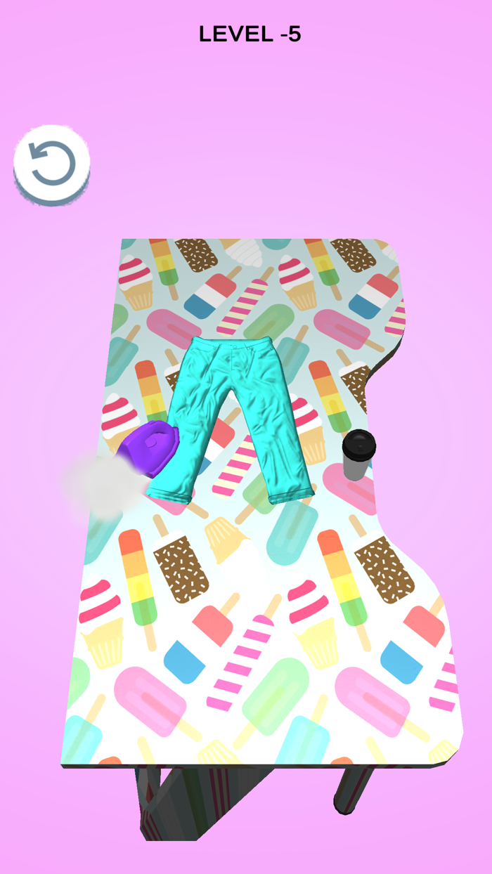 Ironing Dye 3D - Finger On Tie