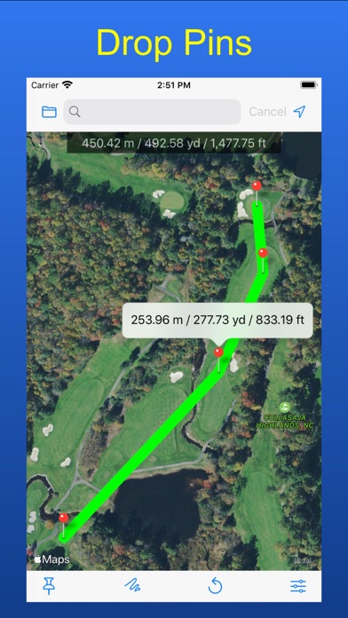 Farness - measure distance on a map Screenshot 2