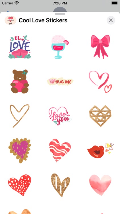 Cool Love Stickers