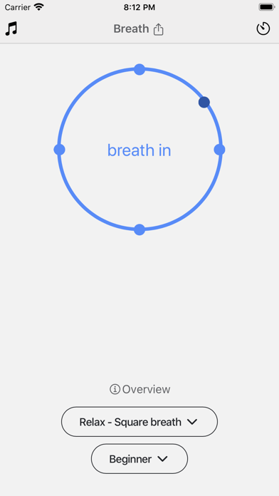 Breathe to Relax Pranayama App screenshot 2