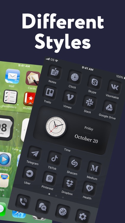 Themes & icons. Icon changer