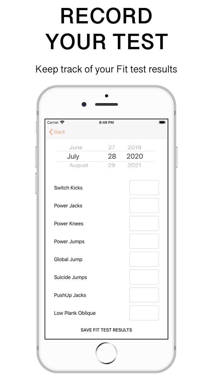 Insanity Progress Tracking