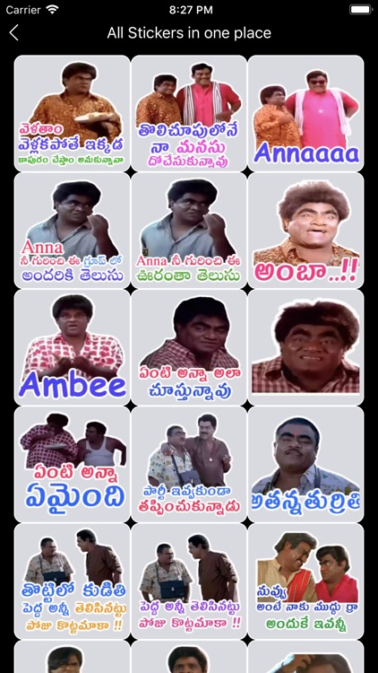 Stickers Mama: Telugu Stickers screenshot-4