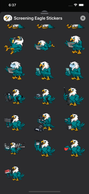 Screening Eagle Stickers(圖4)-速報App