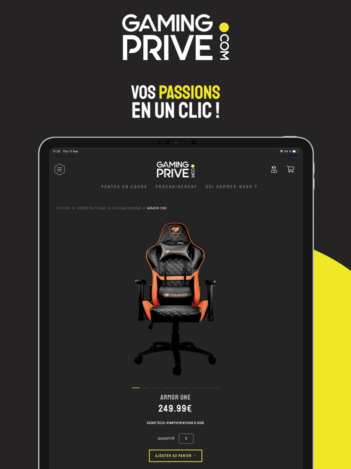 Gaming Privé - Ventes privées