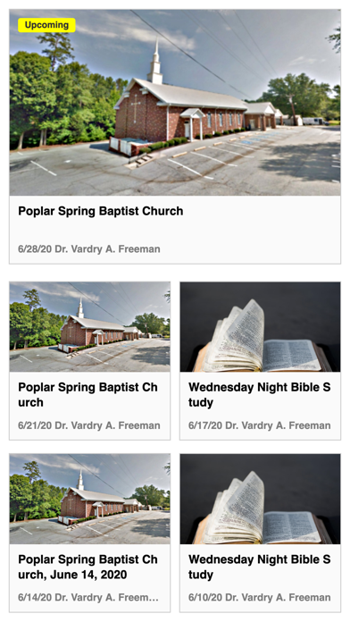 How to cancel & delete Poplar Spring Baptist Church from iphone & ipad 3