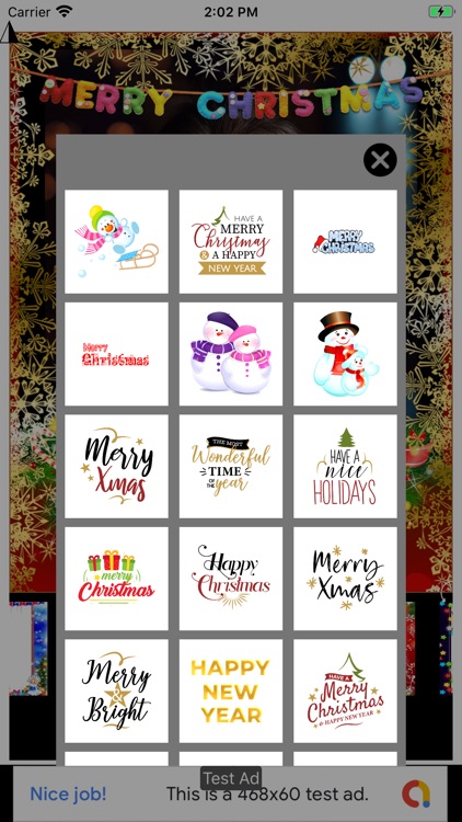 Christmas Photo Frame Maker screenshot-5