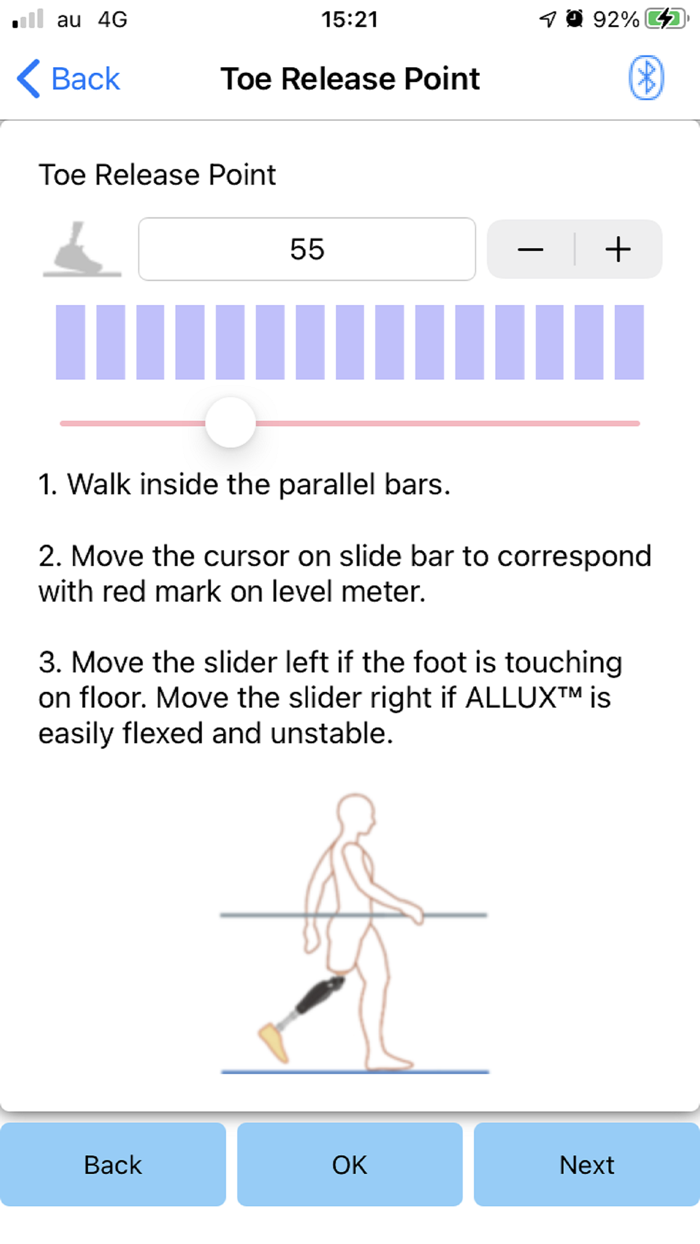 ALLUX2 Adjustment app