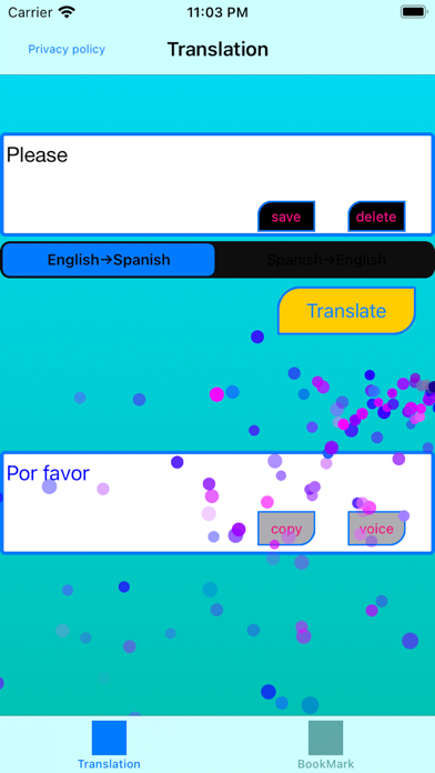 English to Spanish Translator. screenshot 3