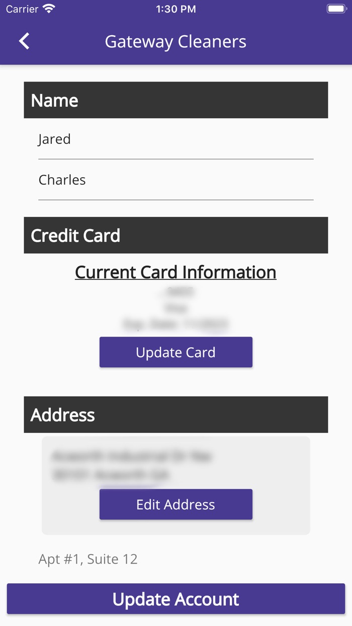 Fabricare Customer Gateway