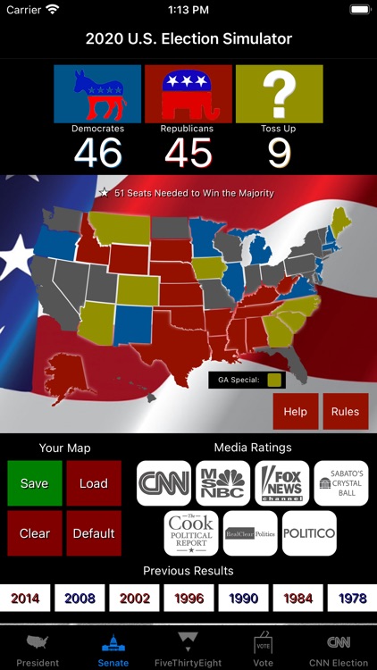 2020 US Election Simulator