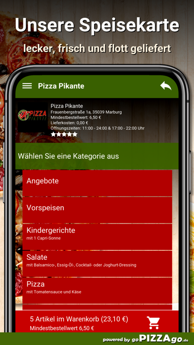 Pizza Pikante Lieferservice screenshot 4