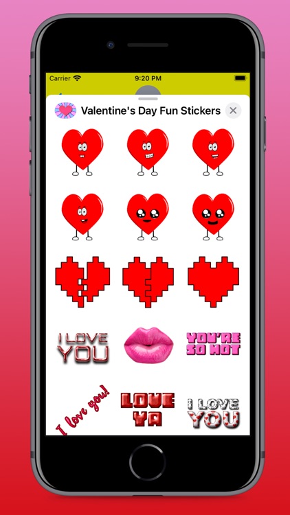 Valentine's Day Fun Stickers