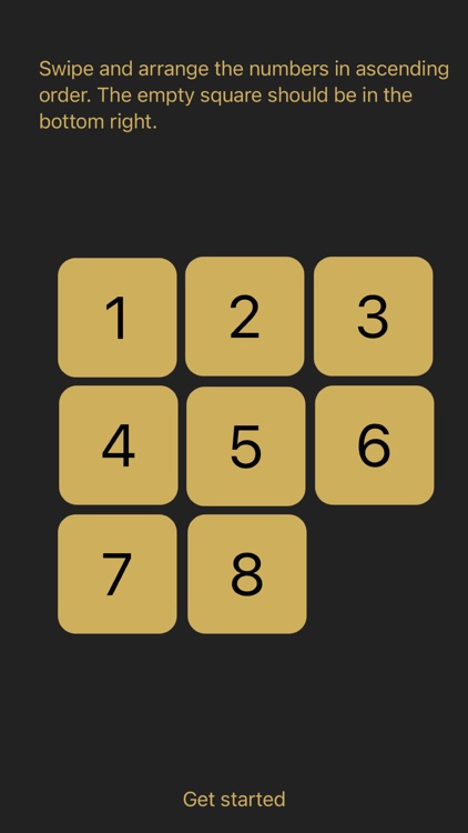 Number Puzzle: sort numbers