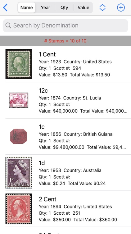 My Valuable Stamp Collection