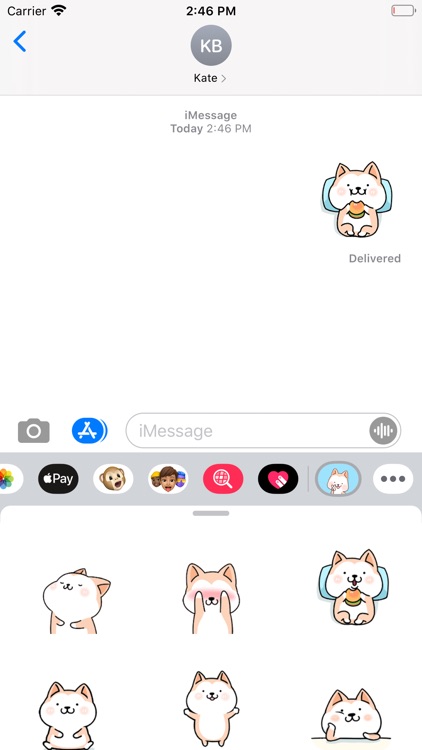 Hachi:Akita Dog Animated Emoji