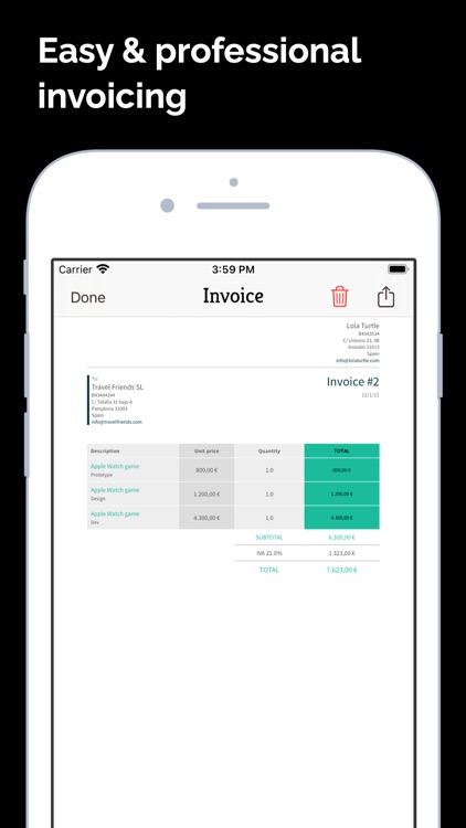 Safe Invoice - Easy generator